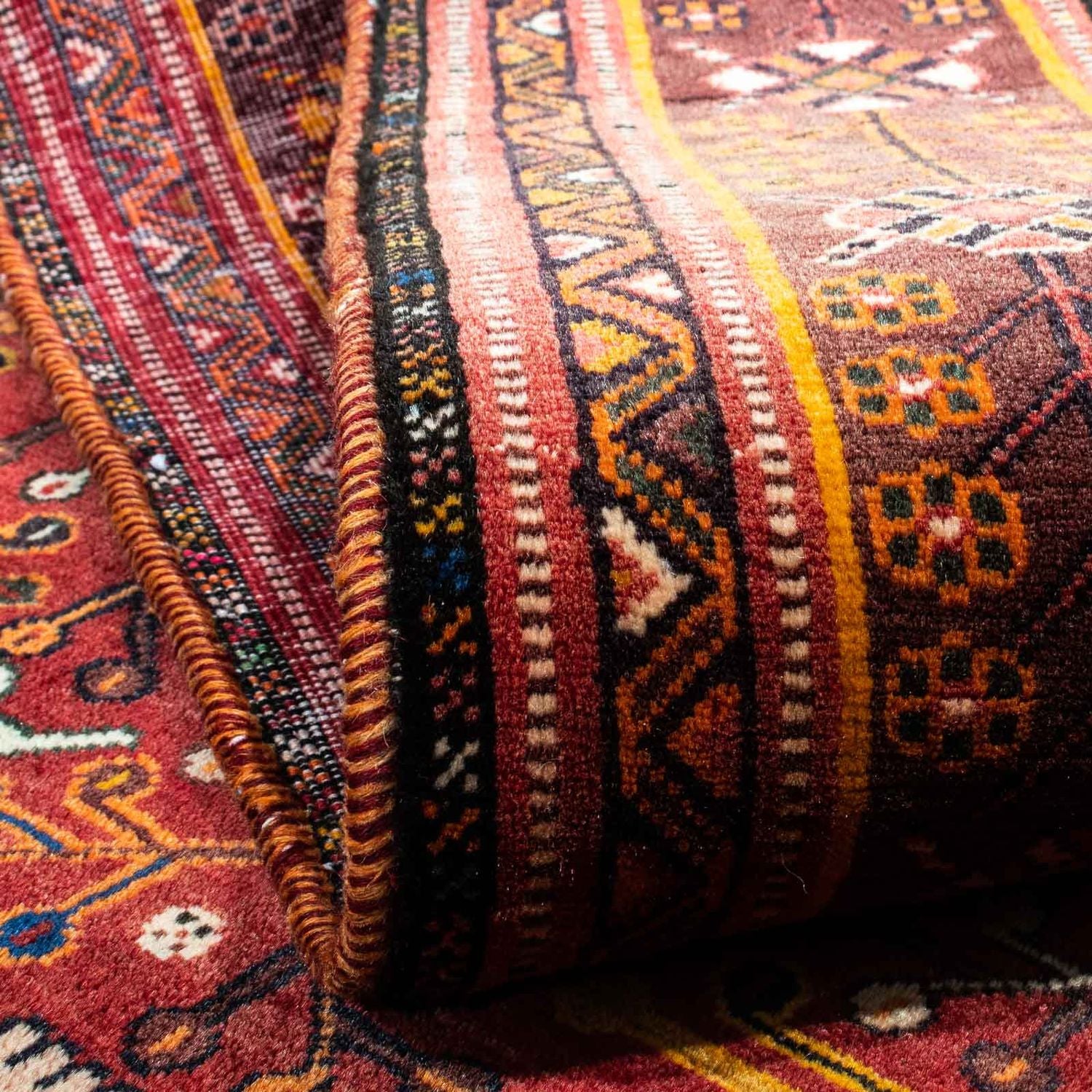 Tapis persan - Nomadic - 255 x 162 cm - rouge