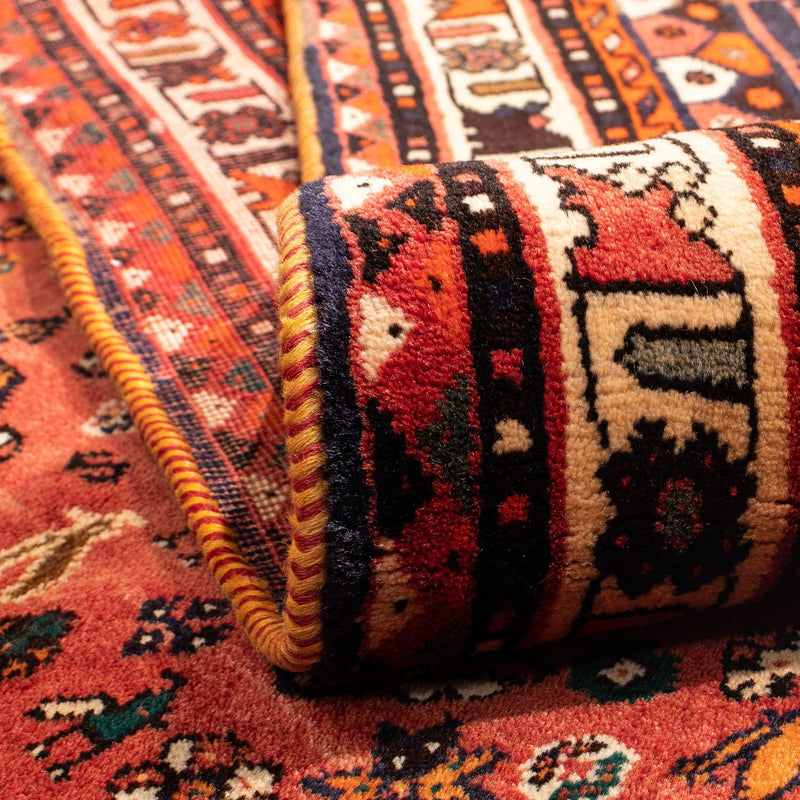 Tapis persan - Nomadic - 282 x 213 cm - rouge foncé
