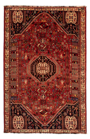 Tapis persan - Nomadic - 290 x 184 cm - rouge foncé