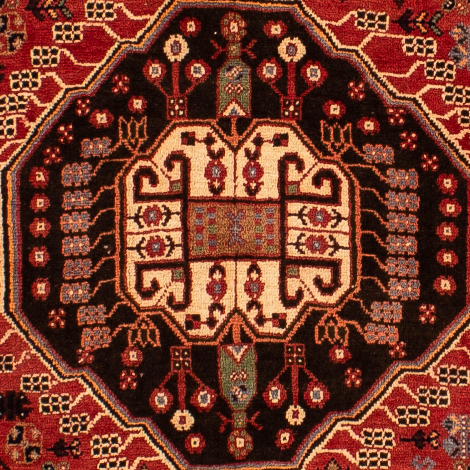 Tapis persan - Nomadic - 290 x 184 cm - rouge foncé