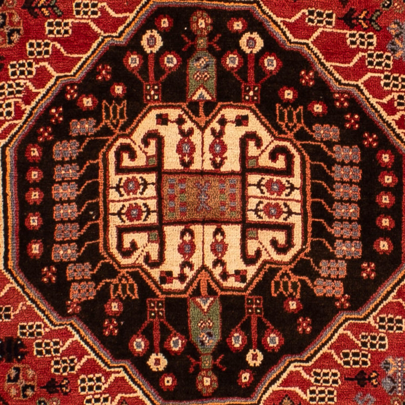 Tapis persan - Nomadic - 290 x 184 cm - rouge foncé