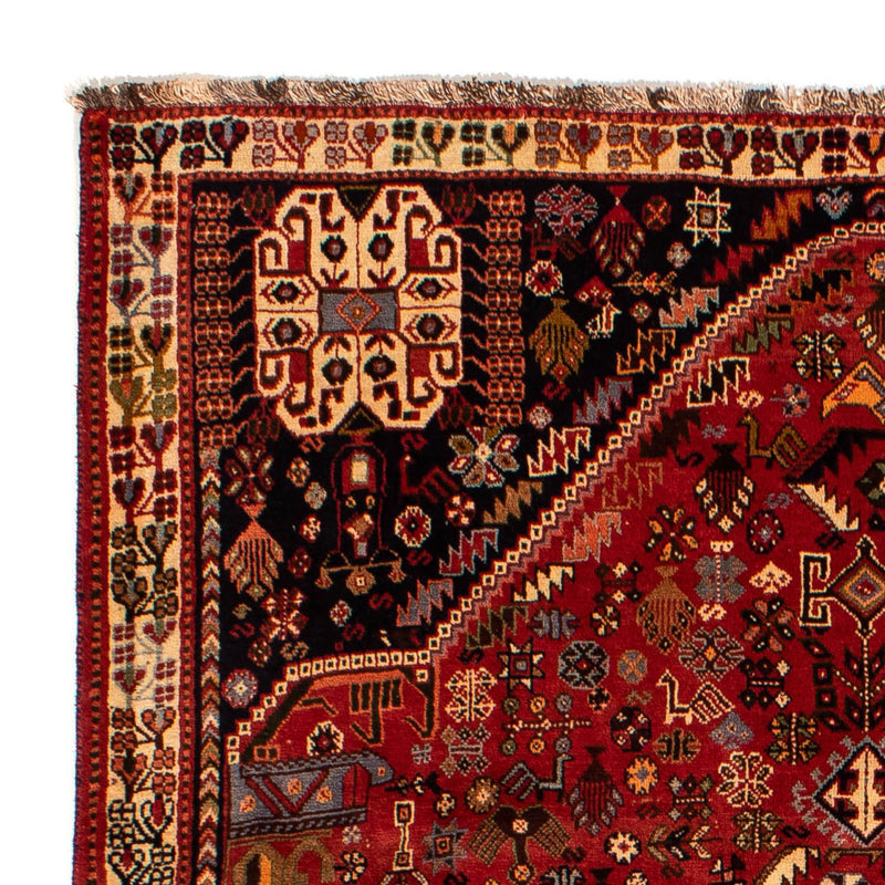 Tapis persan - Nomadic - 290 x 184 cm - rouge foncé