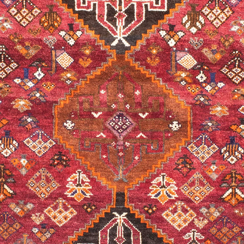 Tapis persan - Nomadic - 160 x 109 cm - rouge foncé