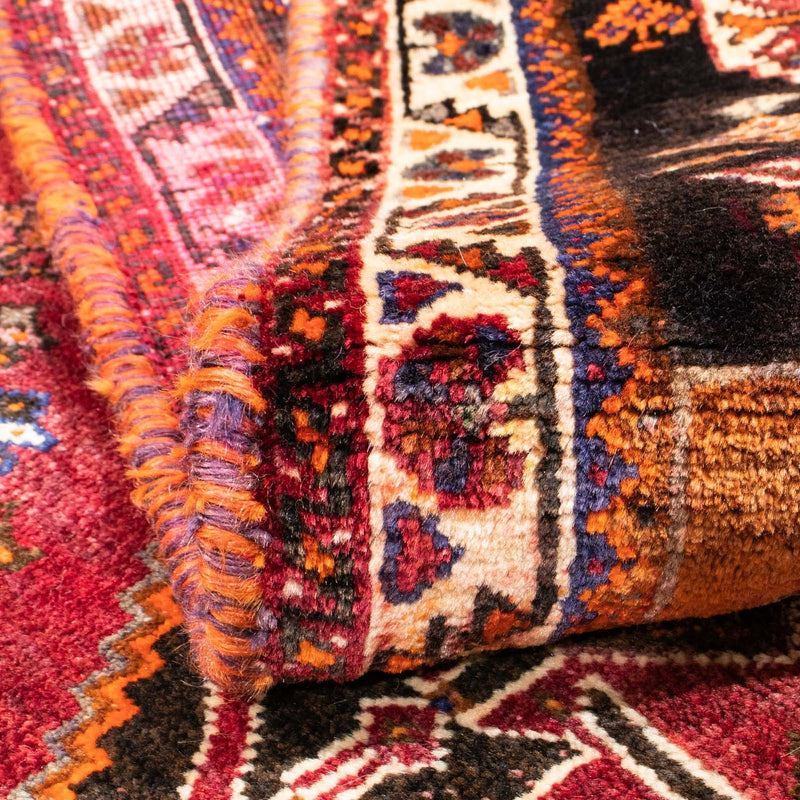 Tapis persan - Nomadic - 160 x 109 cm - rouge foncé