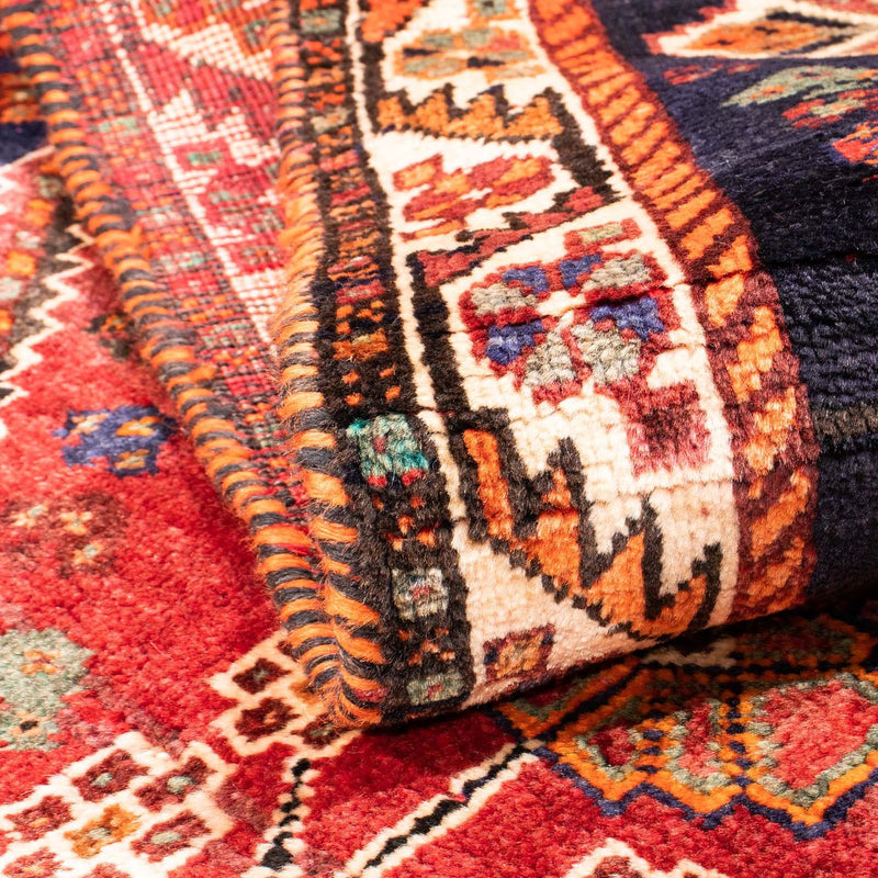 Tapis persan - Nomadic - 157 x 106 cm - rouge foncé
