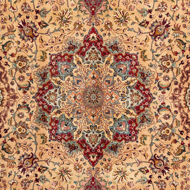 Tapis persan - Tabriz - Royal - 297 x 195 cm - marron clair