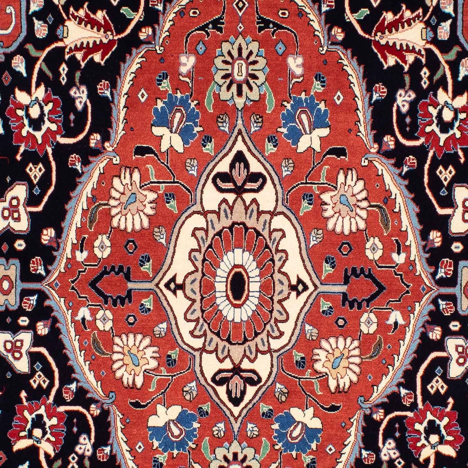 Tapis Gabbeh - Persan Kashkuli - 249 x 174 cm - bleu foncé
