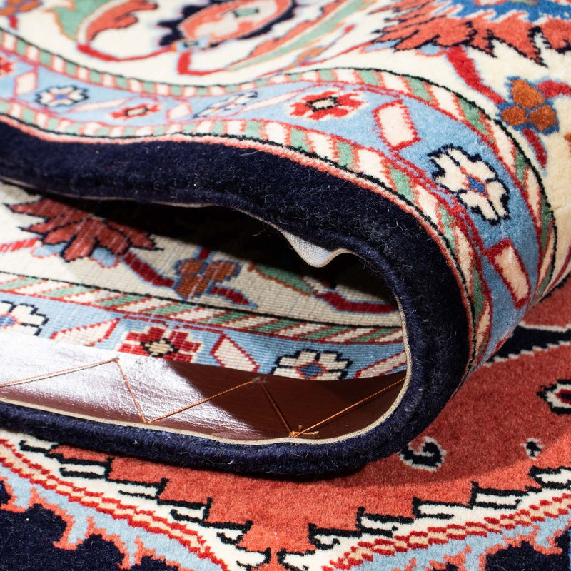 Tapis Gabbeh - Persan Kashkuli - 249 x 174 cm - bleu foncé