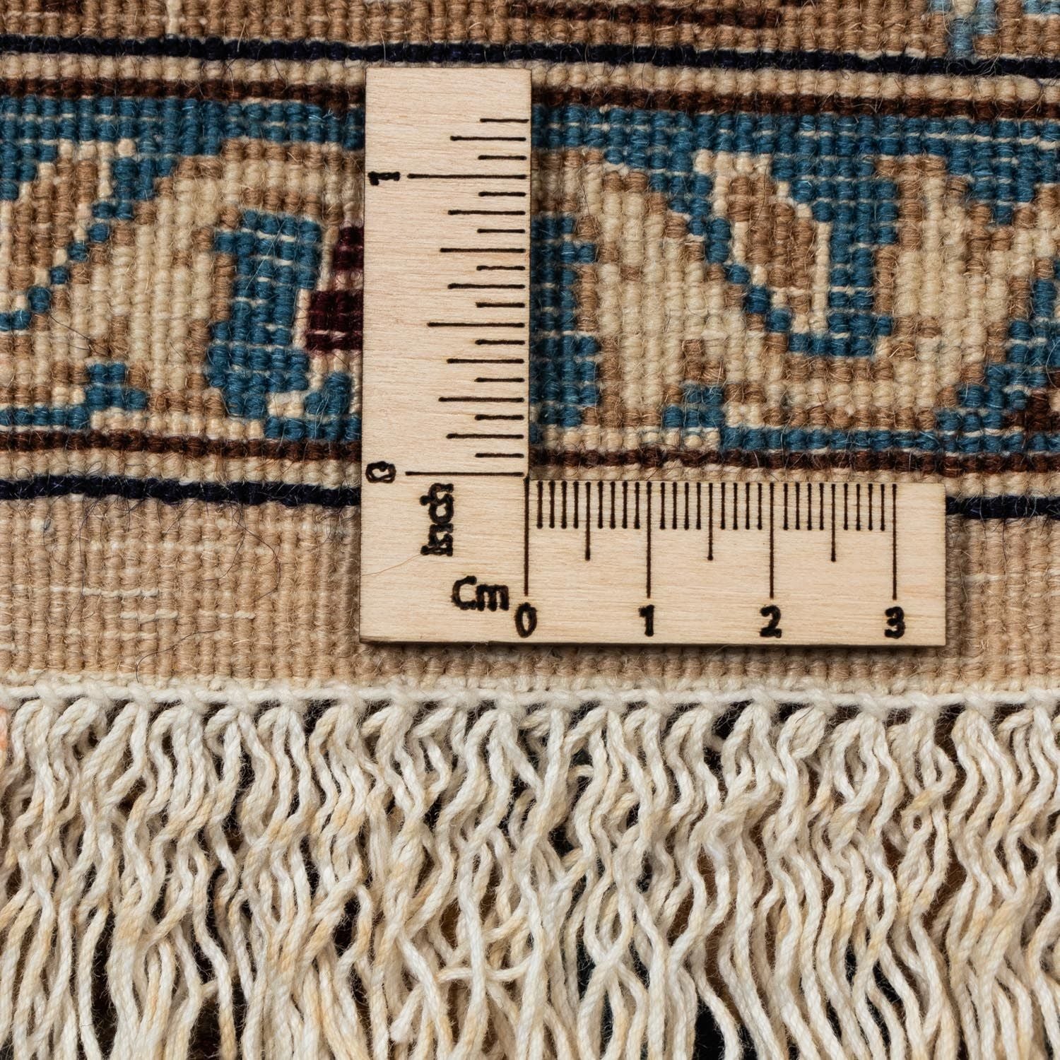 Tapis persan - Nain - Royal - 373 x 246 cm - beige foncé