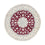 Tapis persan - Nain - Royal - 250 x 250 cm - rouge foncé