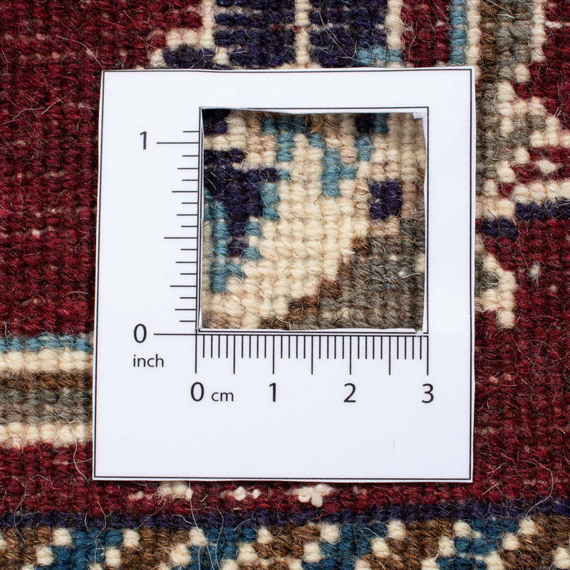 Tapis persan - Nain - 135 x 88 cm - rouge foncé
