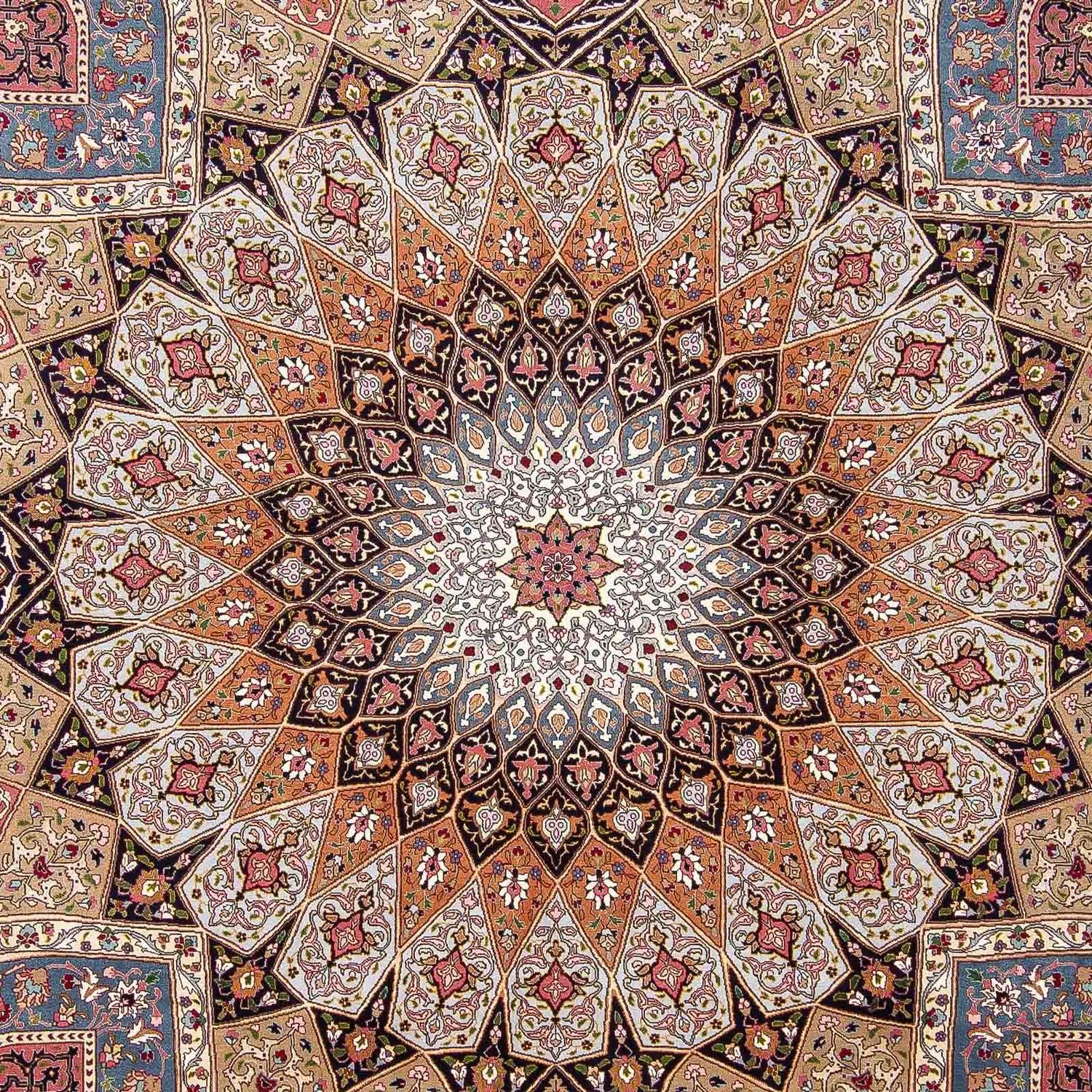 Perserteppich - Täbriz - Royal 302 x 254 cm Wohnzimmer Teppich