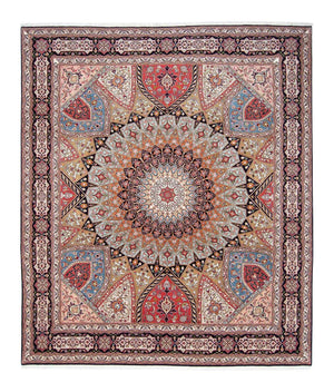 Tapis persan - Tabriz - Royal - 304 x 253 cm - multicolore