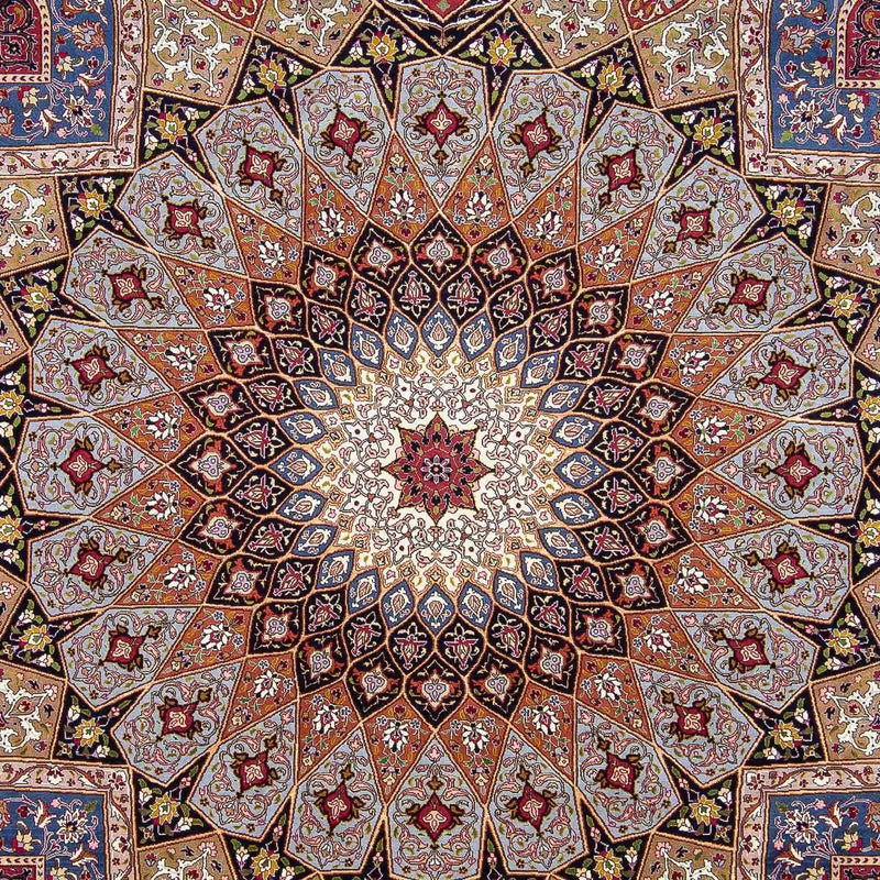 Tapis persan - Tabriz - Royal - 304 x 254 cm - multicolore