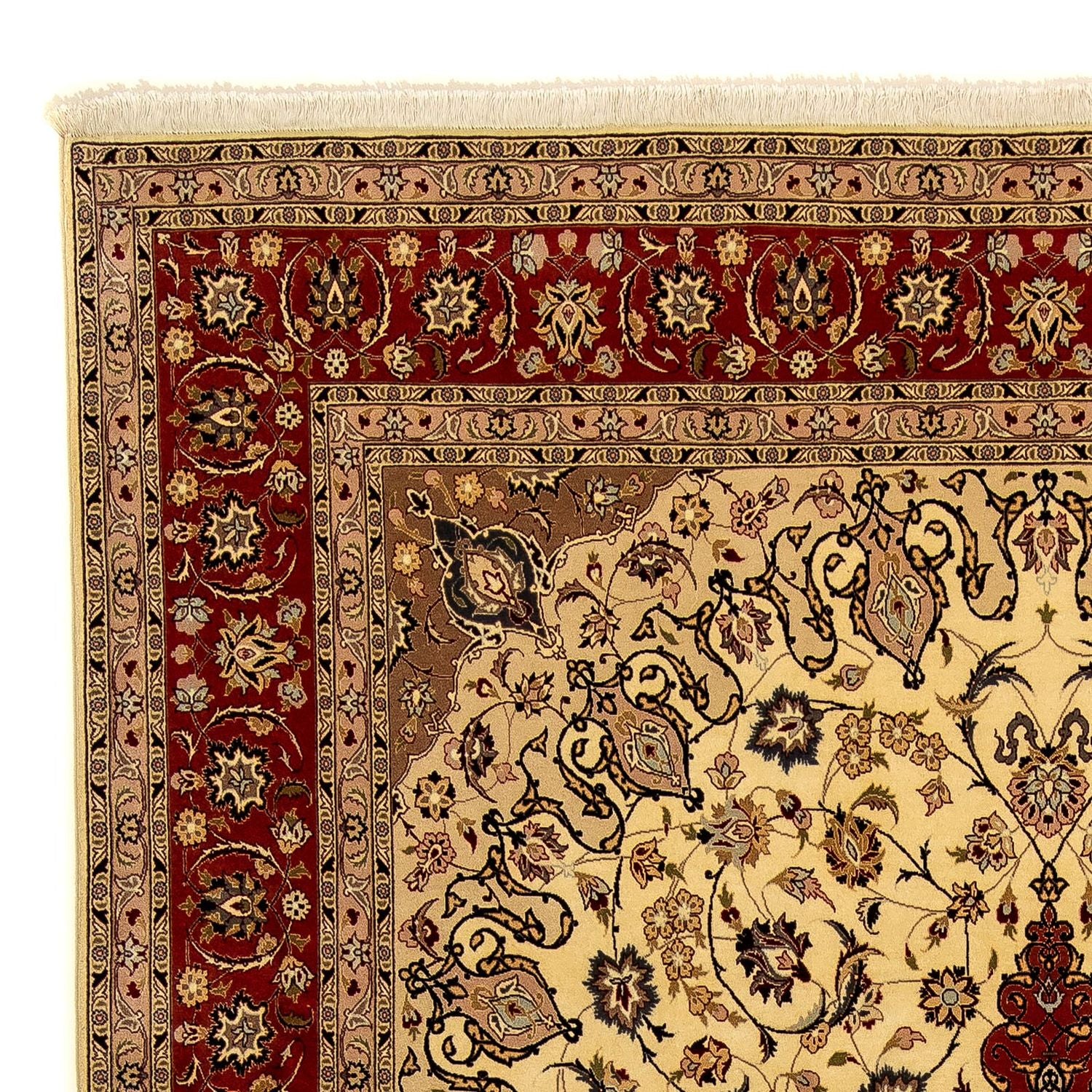 Tapis persan - Tabriz - Royal - 355 x 253 cm - beige