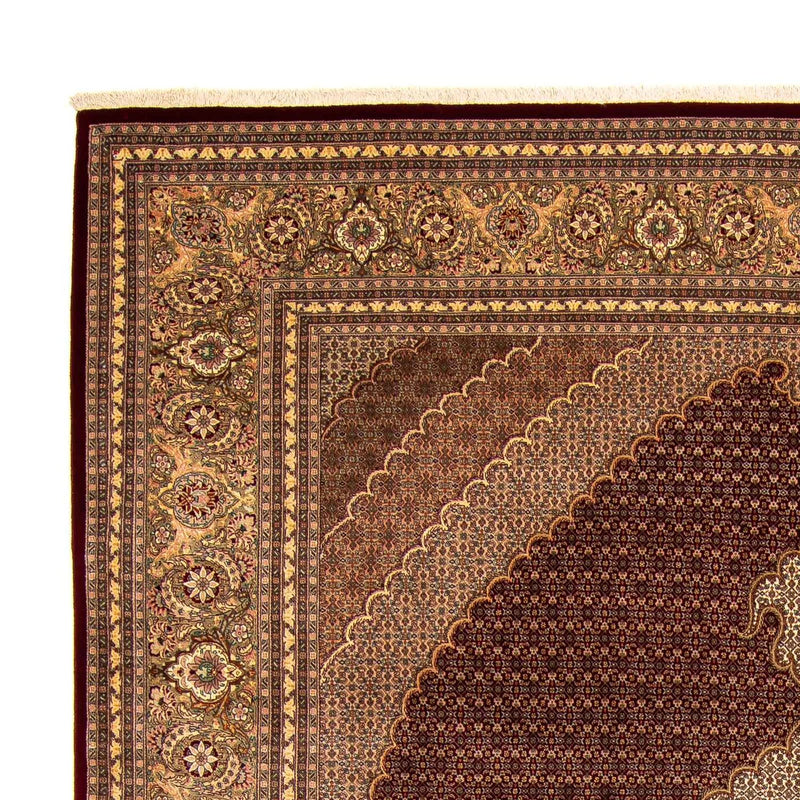 Tapis persan - Tabriz - 403 x 300 cm - rouge foncé