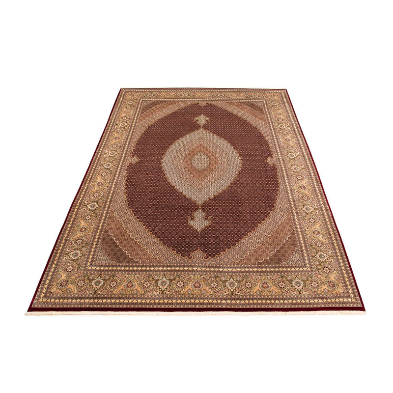 Tapis persan - Tabriz - 403 x 300 cm - rouge foncé