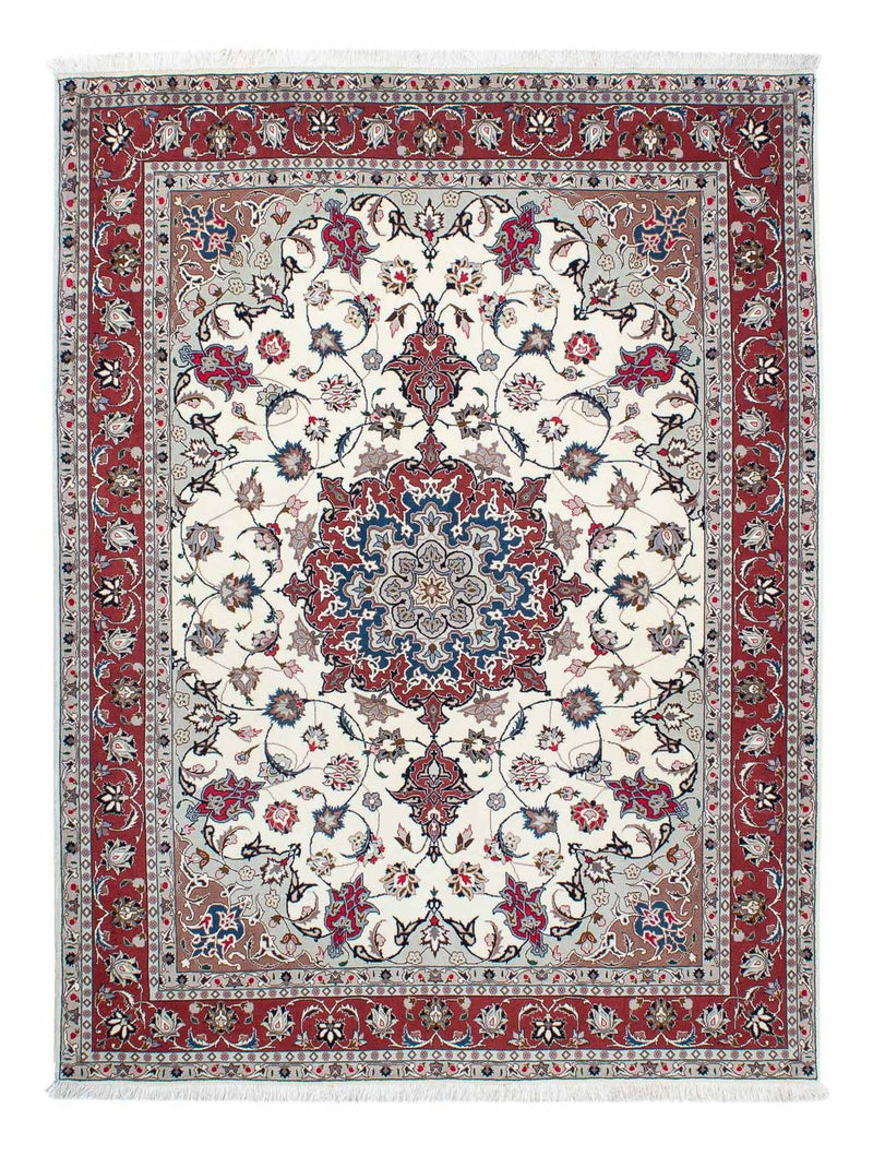 Tapis persan - Tabriz - Royal - 201 x 152 cm - beige