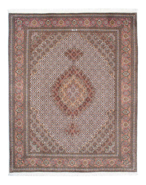 Tapis persan - Tabriz - 198 x 152 cm - marron clair