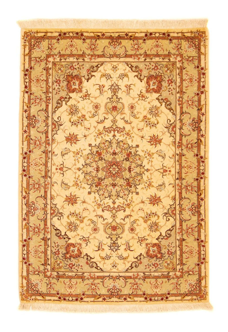 Tapis persan - Tabriz - Royal - 147 x 104 cm - beige