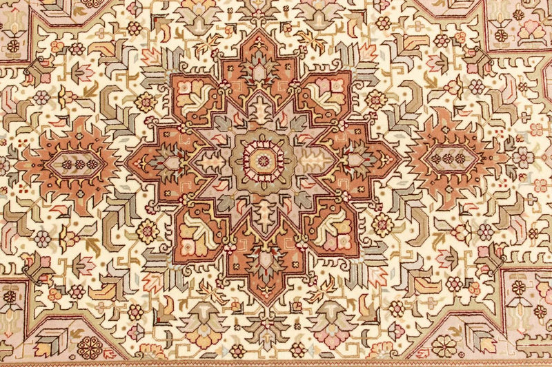 Tapis persan - Tabriz - Royal - 156 x 102 cm - beige