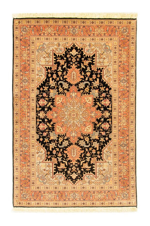 Tapis persan - Tabriz - Royal - 153 x 100 cm - bleu foncé