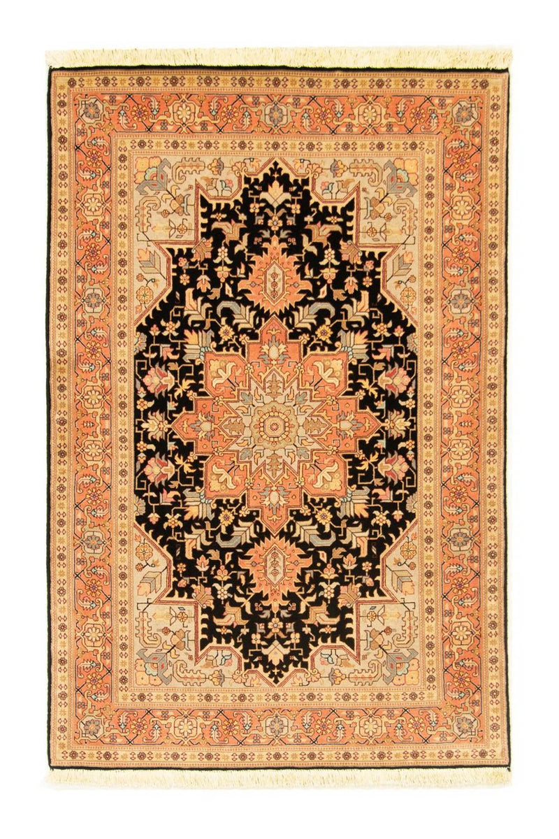Tapis persan - Tabriz - Royal - 153 x 100 cm - bleu foncé