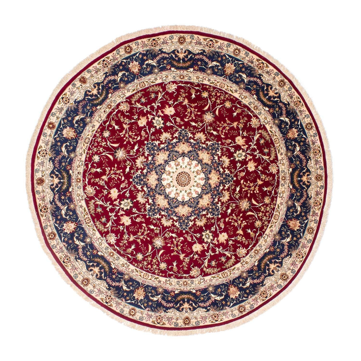 Perserteppich - Täbriz - Royal 250 x 250 cm Teppich Rund