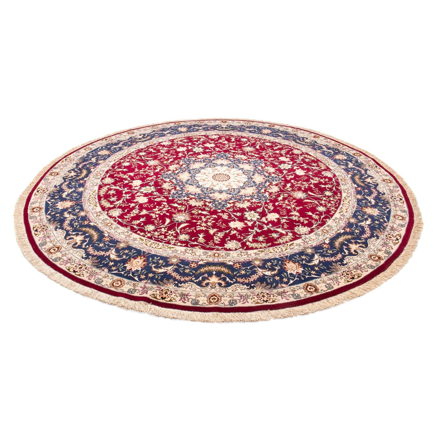 Perserteppich - Täbriz - Royal 250 x 250 cm Teppich Rund