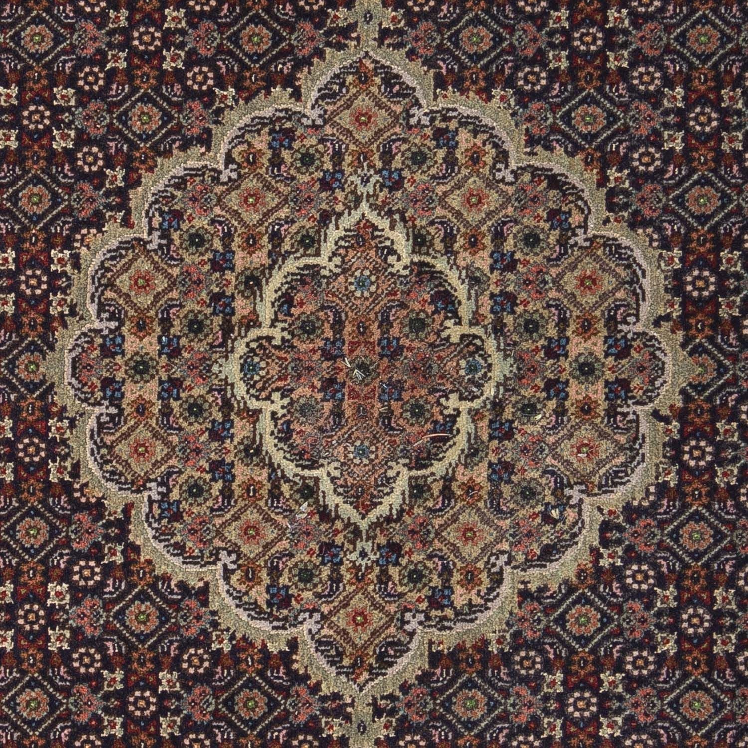 Tapis persan - Tabriz - Royal - 88 x 66 cm - bleu foncé