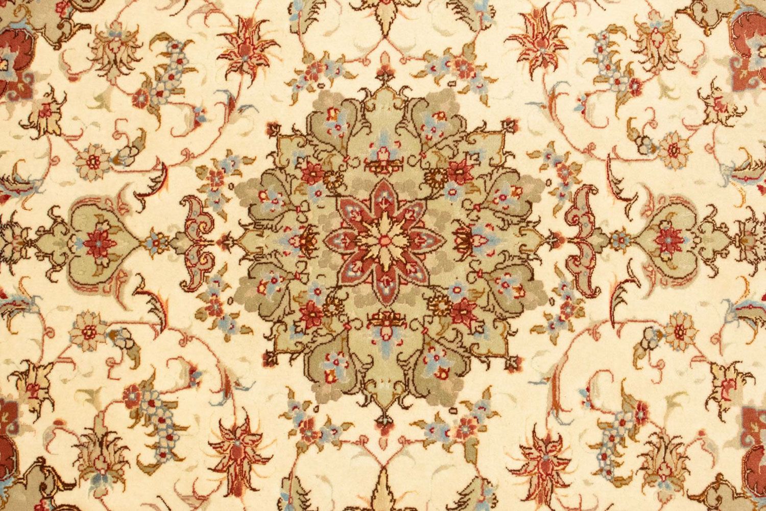 Tapis persan - Tabriz - Royal - 143 x 103 cm - beige