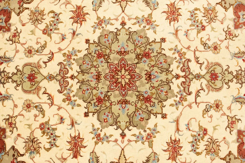 Tapis persan - Tabriz - Royal - 143 x 103 cm - beige