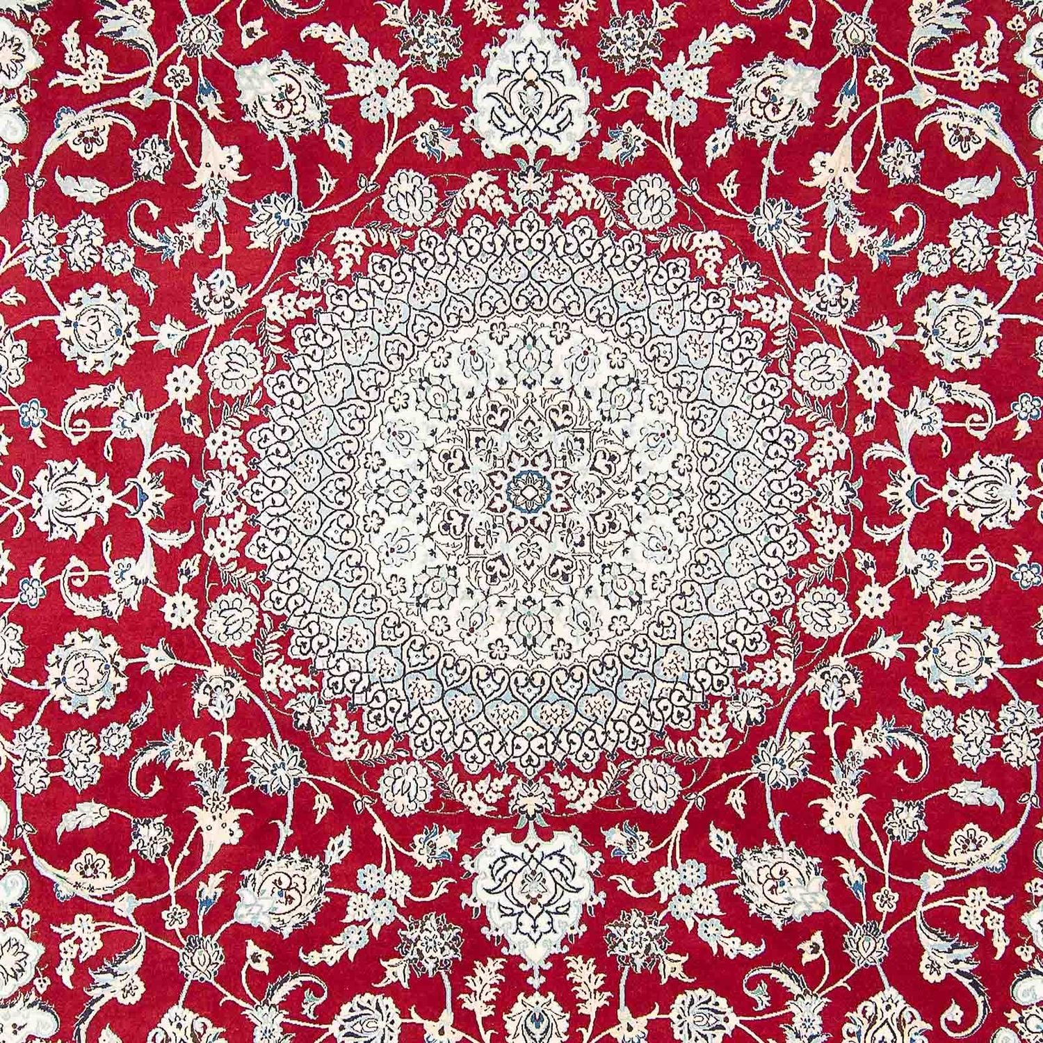 Tapis persan - Nain - Royal - 411 x 295 cm - rouge