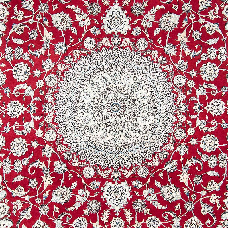 Tapis persan - Nain - Royal - 411 x 295 cm - rouge