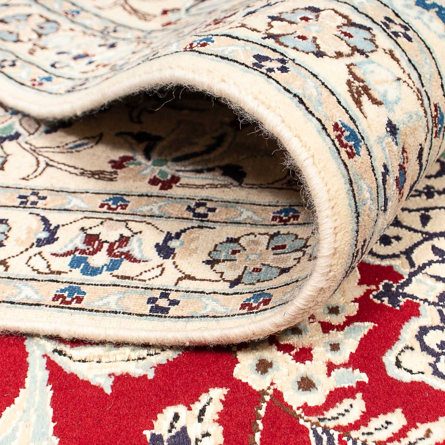 Tapis persan - Nain - Royal - 411 x 295 cm - rouge
