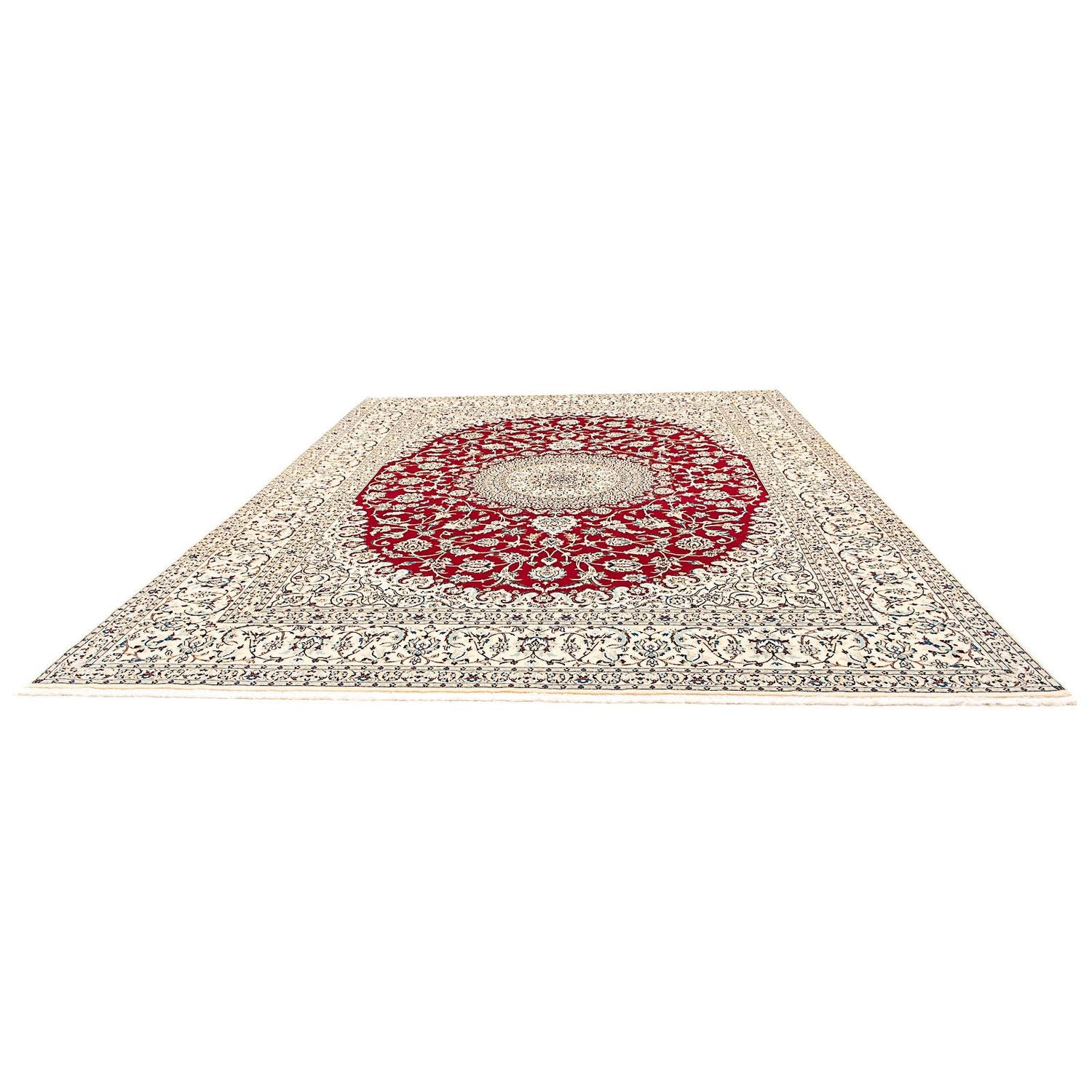 Tapis persan - Nain - Royal - 411 x 295 cm - rouge