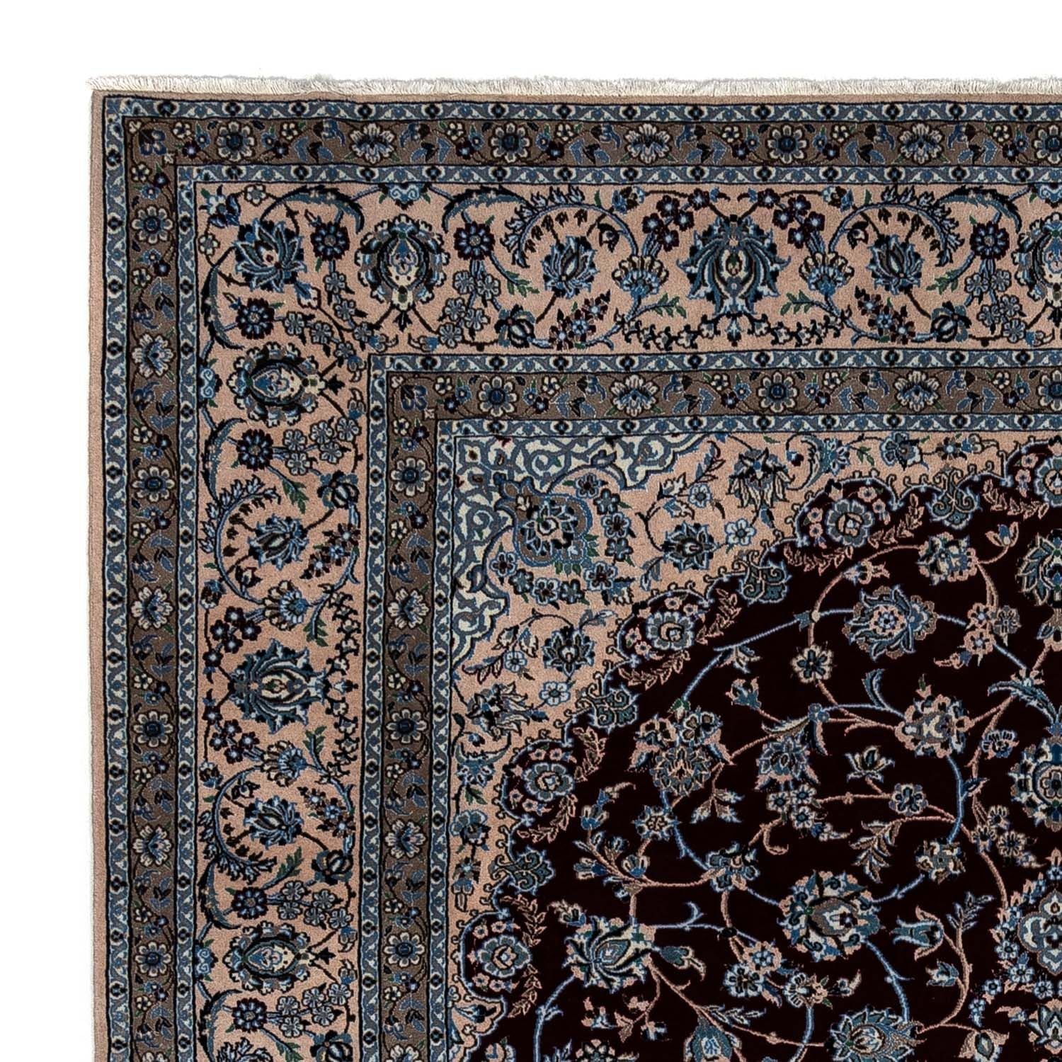 Tapis persan - Nain - Royal - 347 x 248 cm - noir