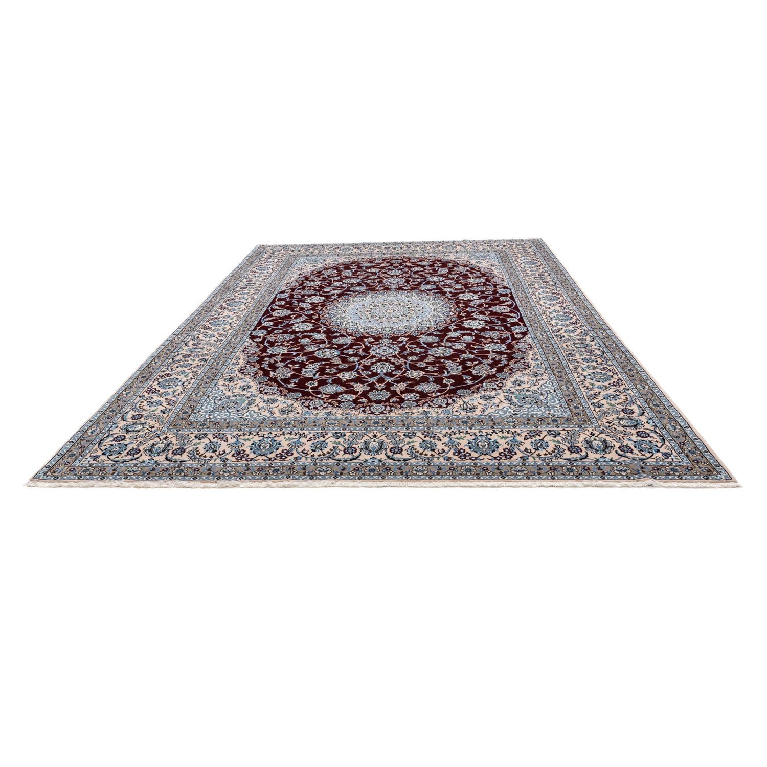 Tapis persan - Nain - Royal - 347 x 248 cm - noir