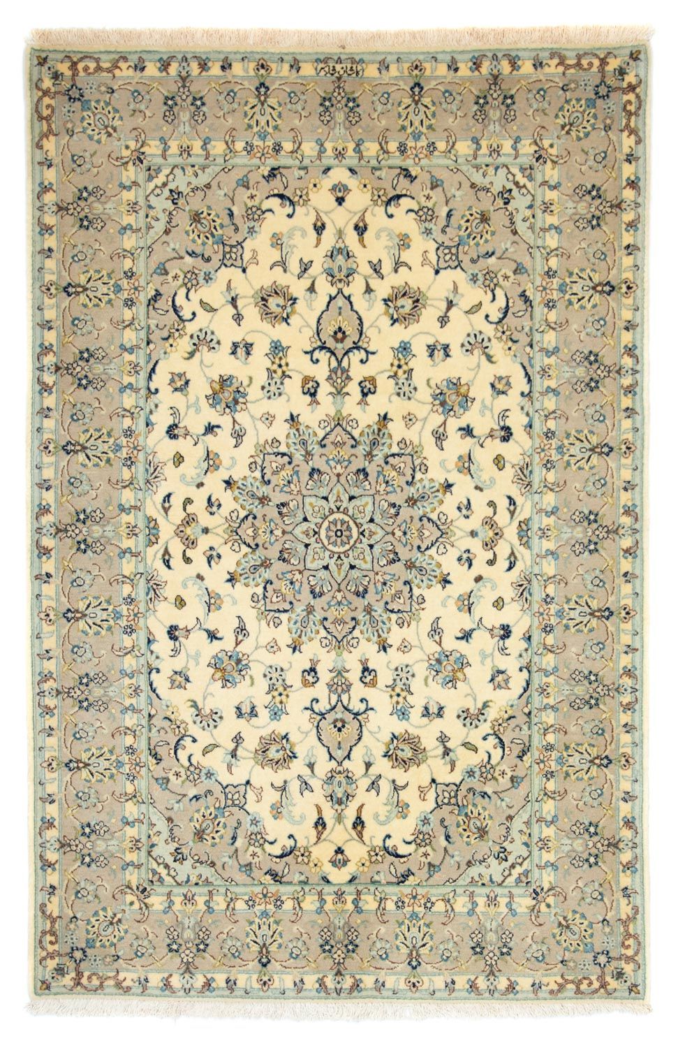 Tapis persan - Keshan - 210 x 137 cm - beige
