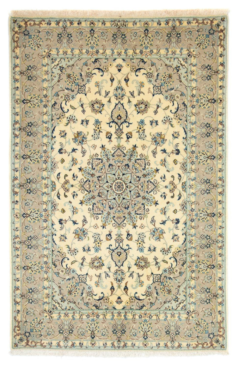 Tapis persan - Keshan - 210 x 137 cm - beige