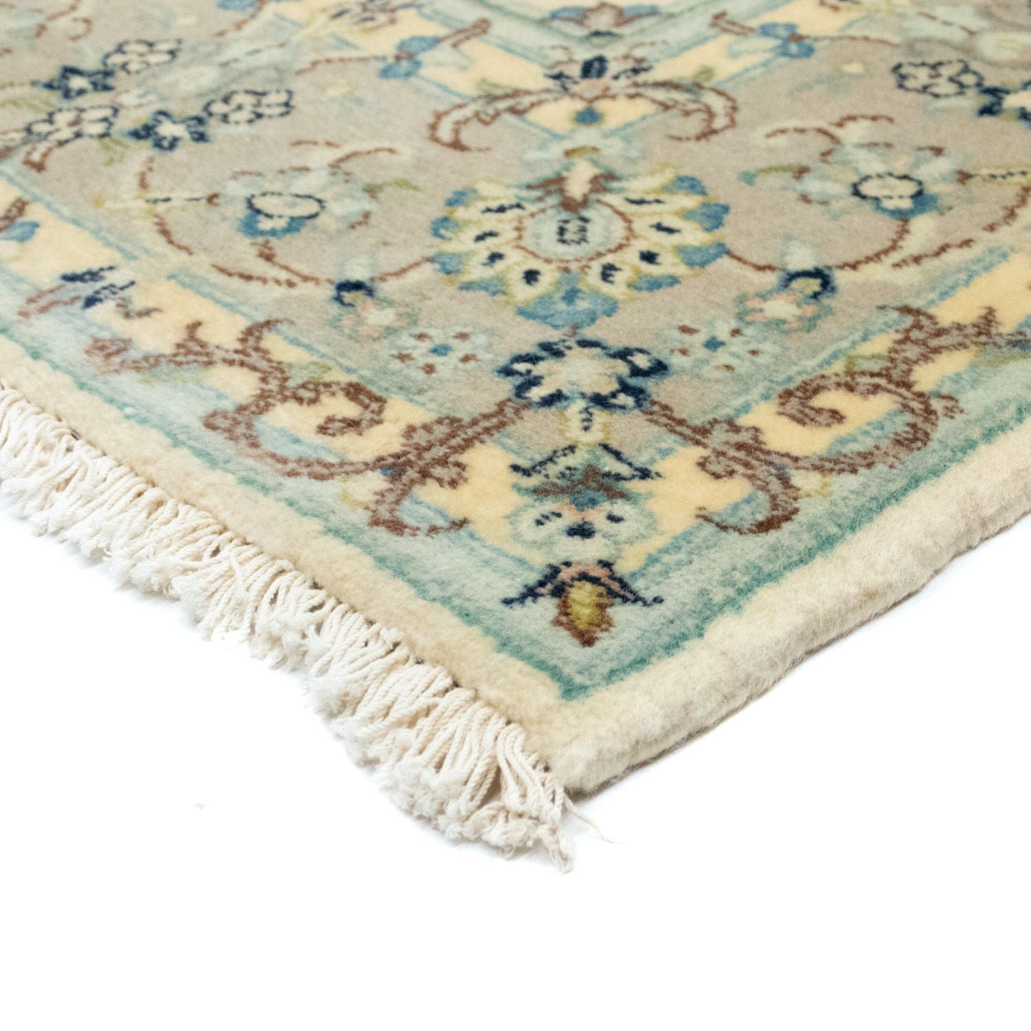 Tapis persan - Keshan - 210 x 137 cm - beige