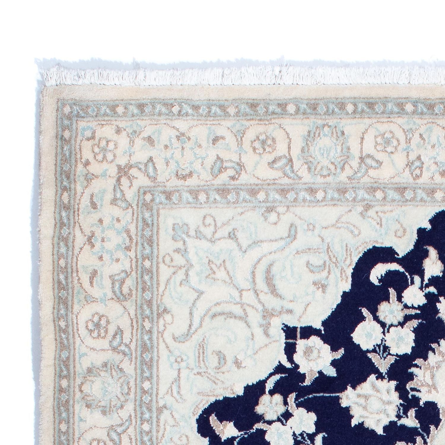 Tapis persan - Nain - 189 x 130 cm - beige