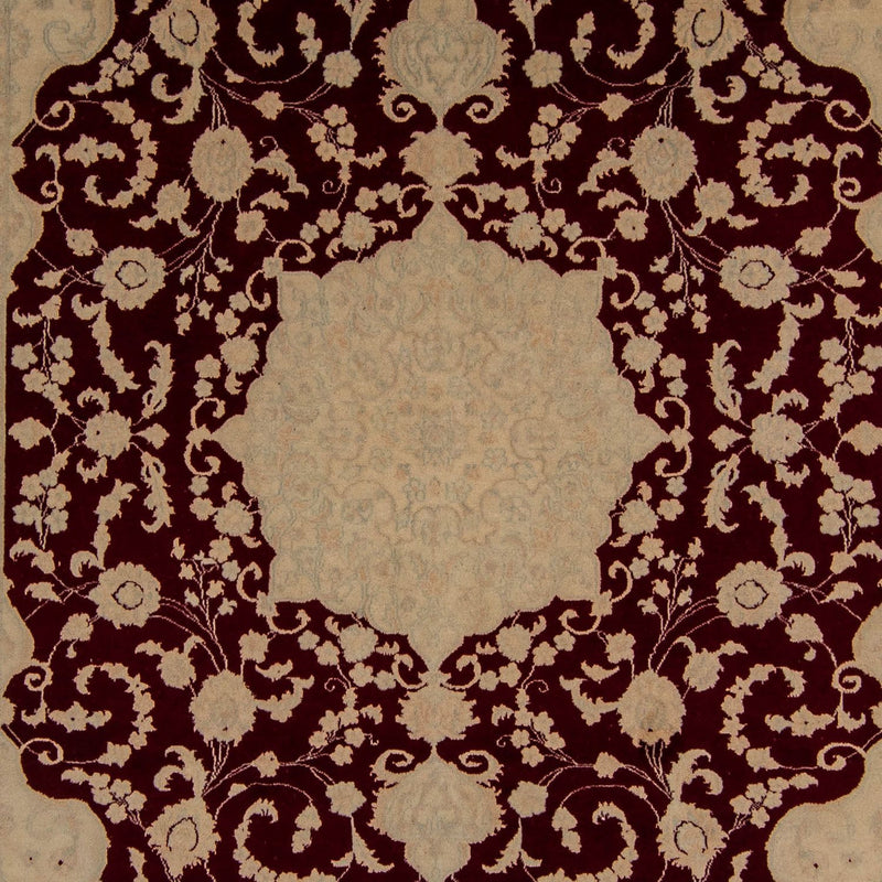 Tapis persan - Nain - 328 x 249 cm - rouge foncé