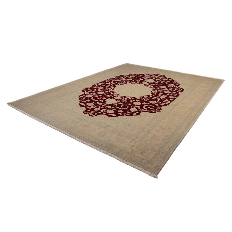 Tapis persan - Nain - 328 x 249 cm - rouge foncé