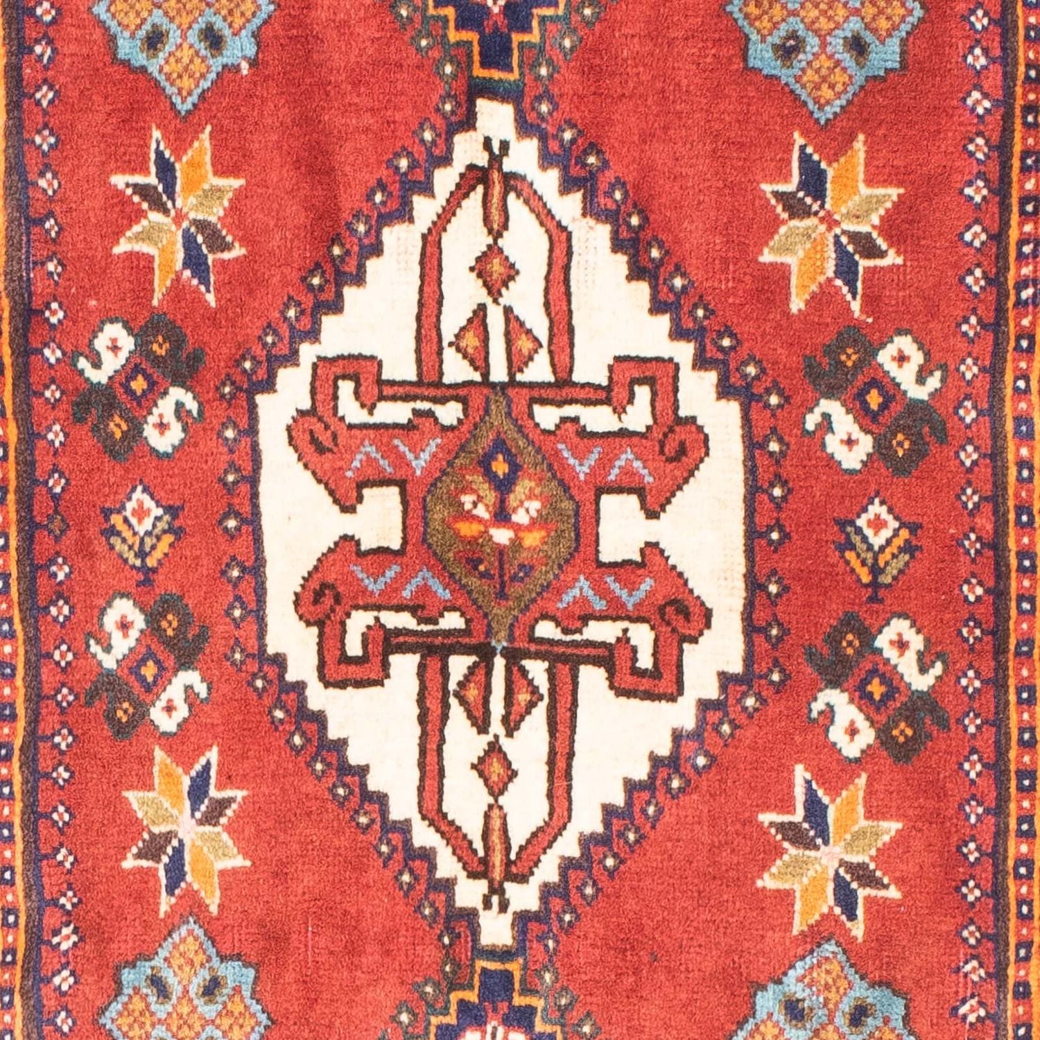 Tapis de couloir Tapis persan - Nomadic - 159 x 76 cm - rouge foncé