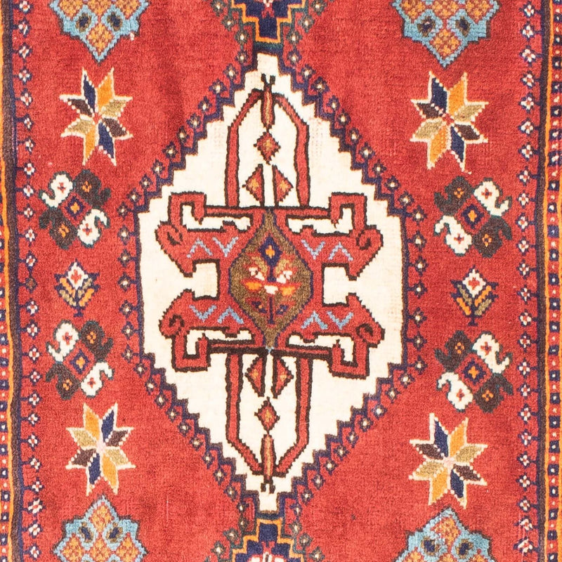 Tapis de couloir Tapis persan - Nomadic - 159 x 76 cm - rouge foncé