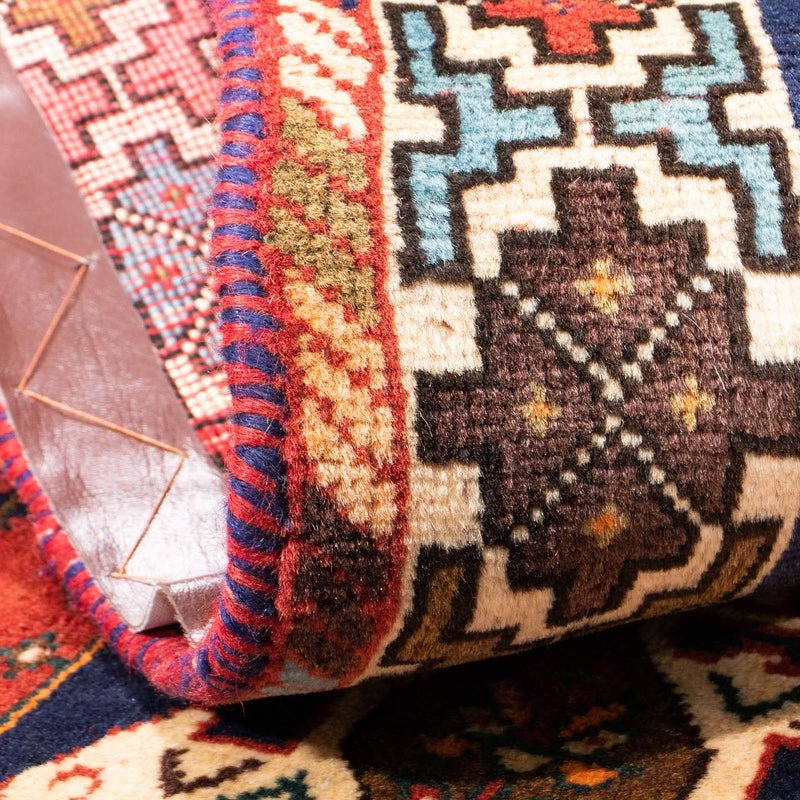 Tapis de couloir Tapis persan - Nomadic - 159 x 76 cm - rouge foncé