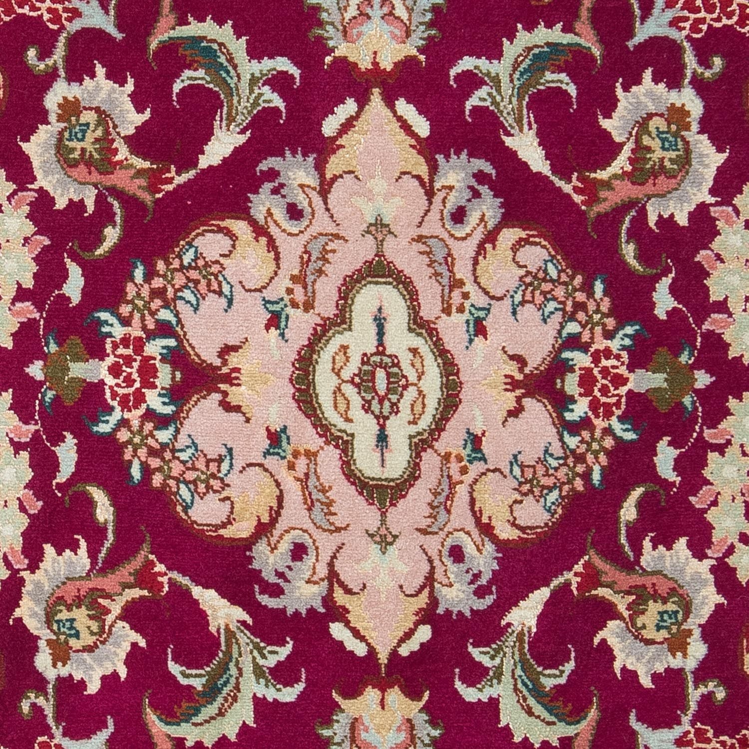 Perserteppich - Täbriz - Royal 90 x 60 cm - dunkelrot