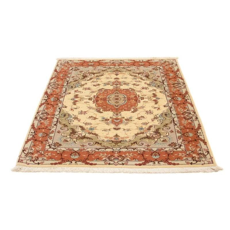 Tapis persan - Tabriz - Royal - 143 x 102 cm - beige