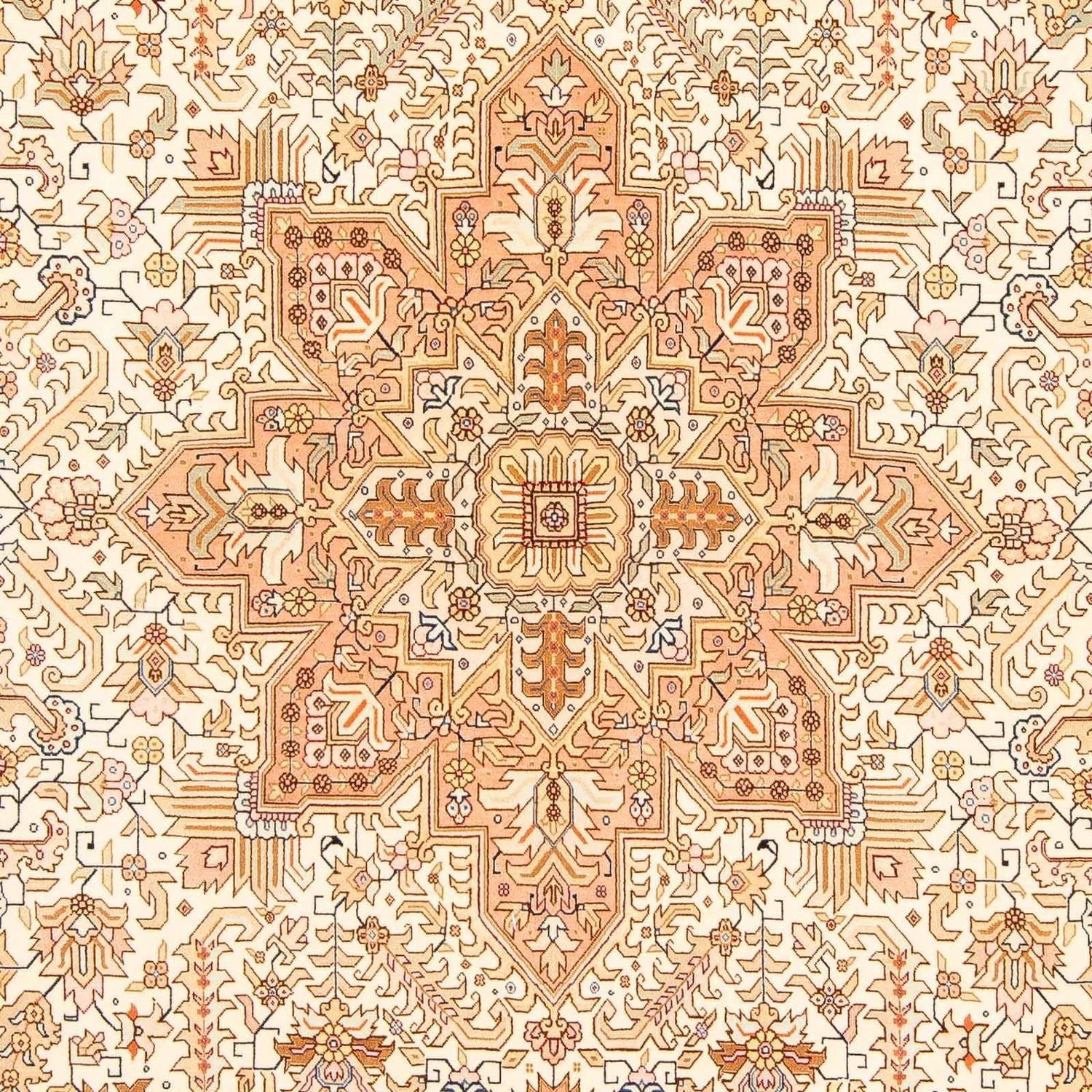 Tapis persan - Tabriz - Royal - 308 x 202 cm - beige